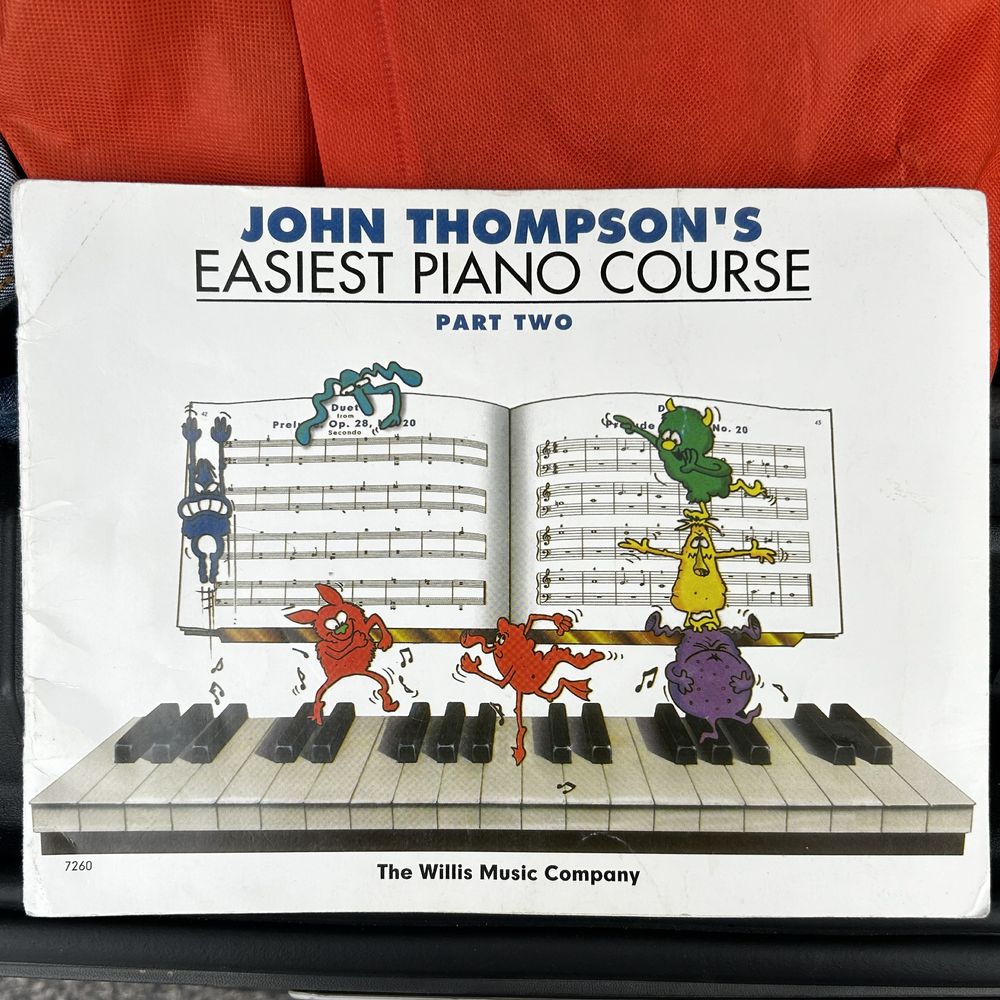 Livro de ensino de piano para crianças JOHN THOMPSON’S