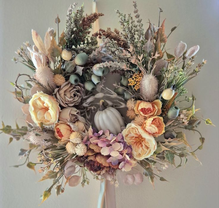 Wianek na drzwi "Jesienna Melodia"