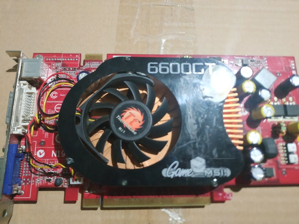 MSI  NX6600 GT 256MB/256mb отличном робочем состоянии.
