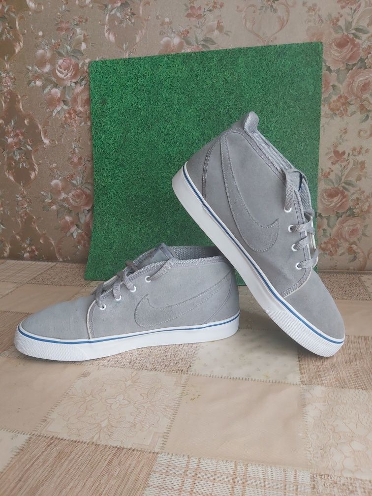 Кросівки снікери хайтопи замшеві Nike Toki Sb оригінал size 45/29см