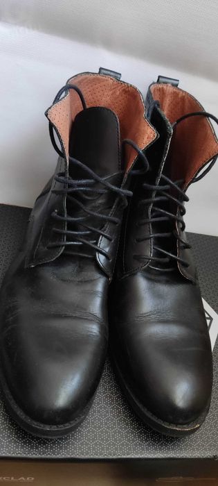 Сапоги чоловічі Португалія з натуральної шкіри чоботи