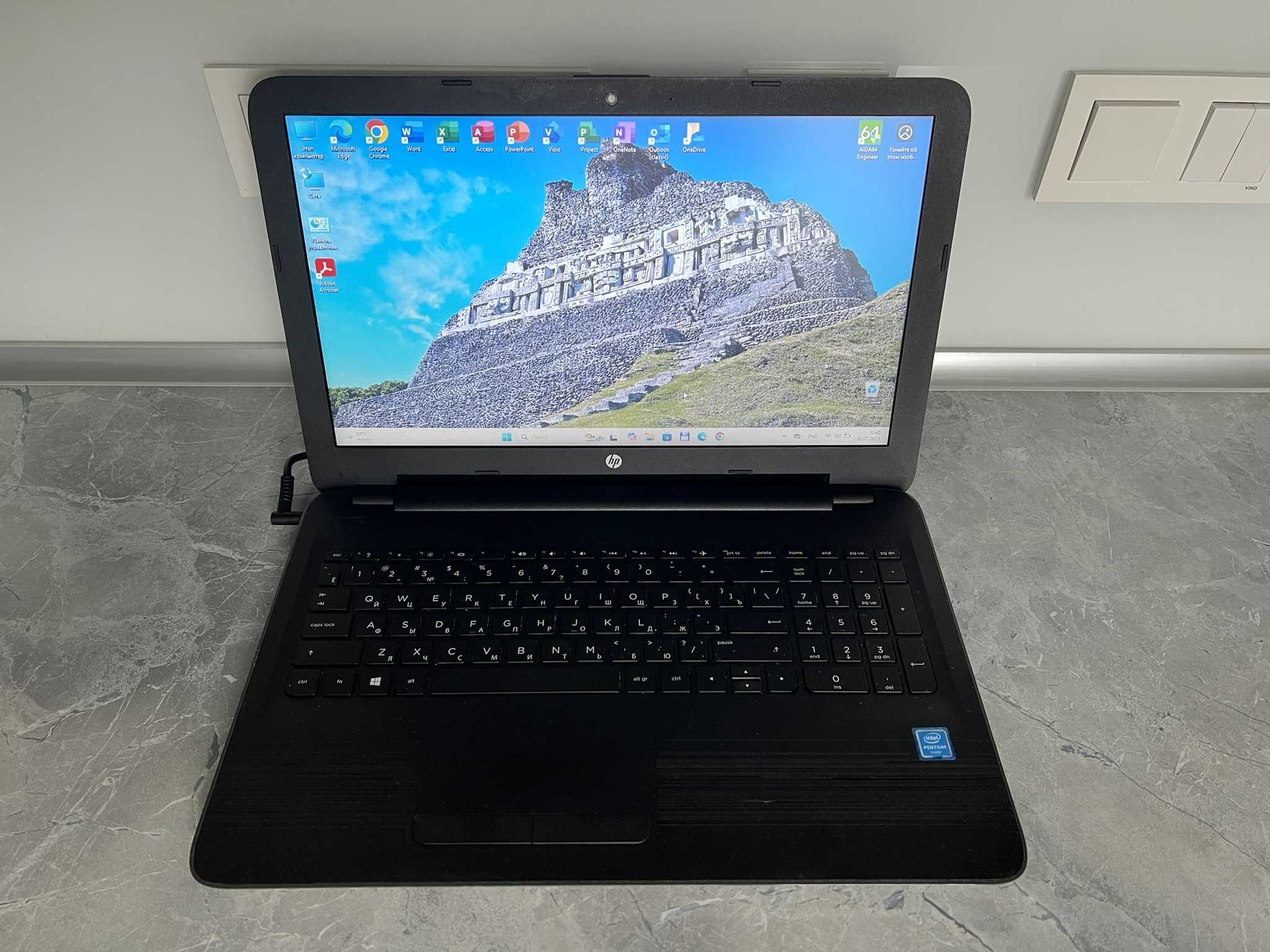 Ноутбук HP 250 G5 / Intel N3710/ 8Gb DDR3/ SSD 128Gb/ хорошая цена