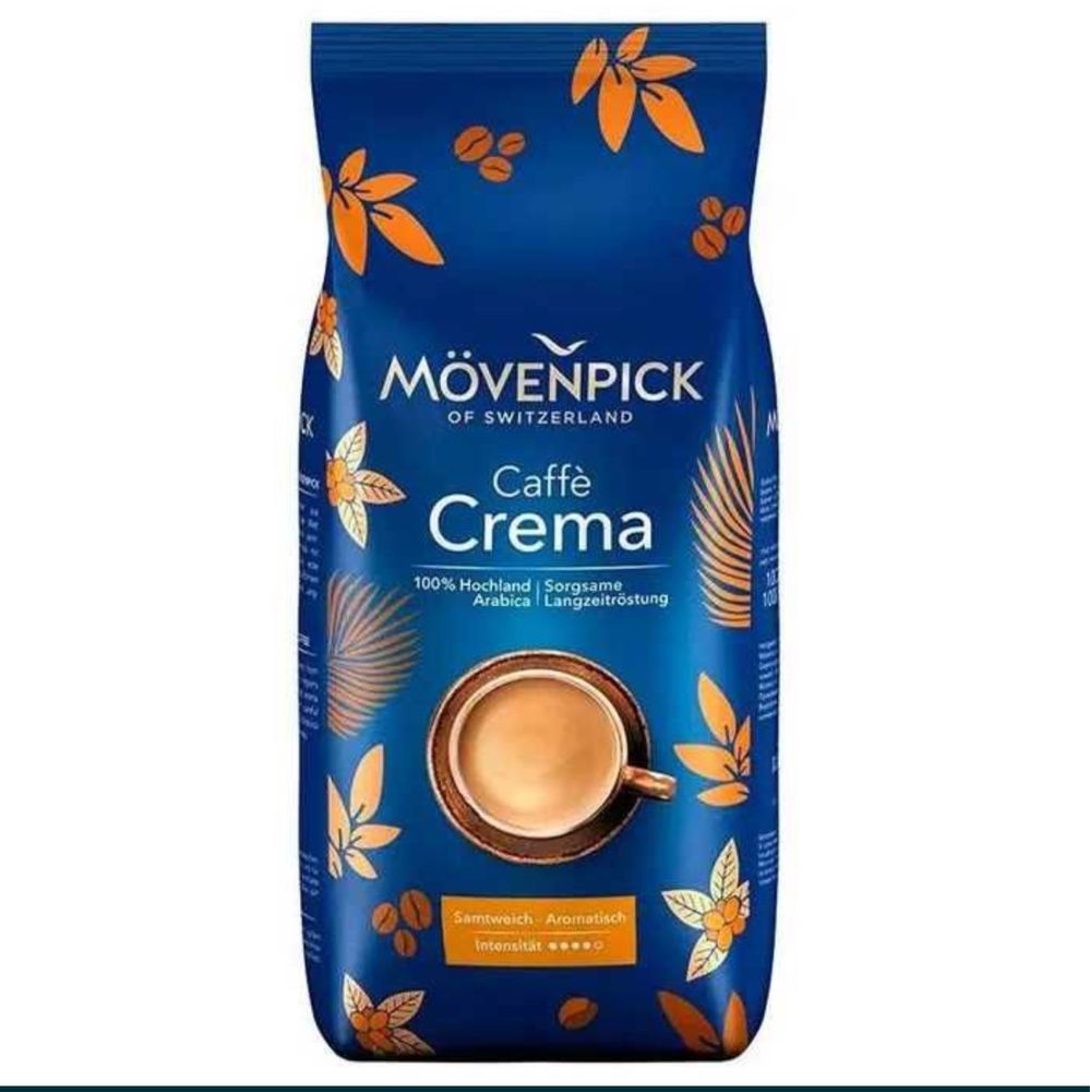 Кофе Movenpick Crema, Himmlishe  1 кг зерно ОРИГИНАЛ Ціни в описі