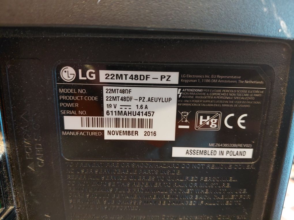 Tv Led 22" com TDT