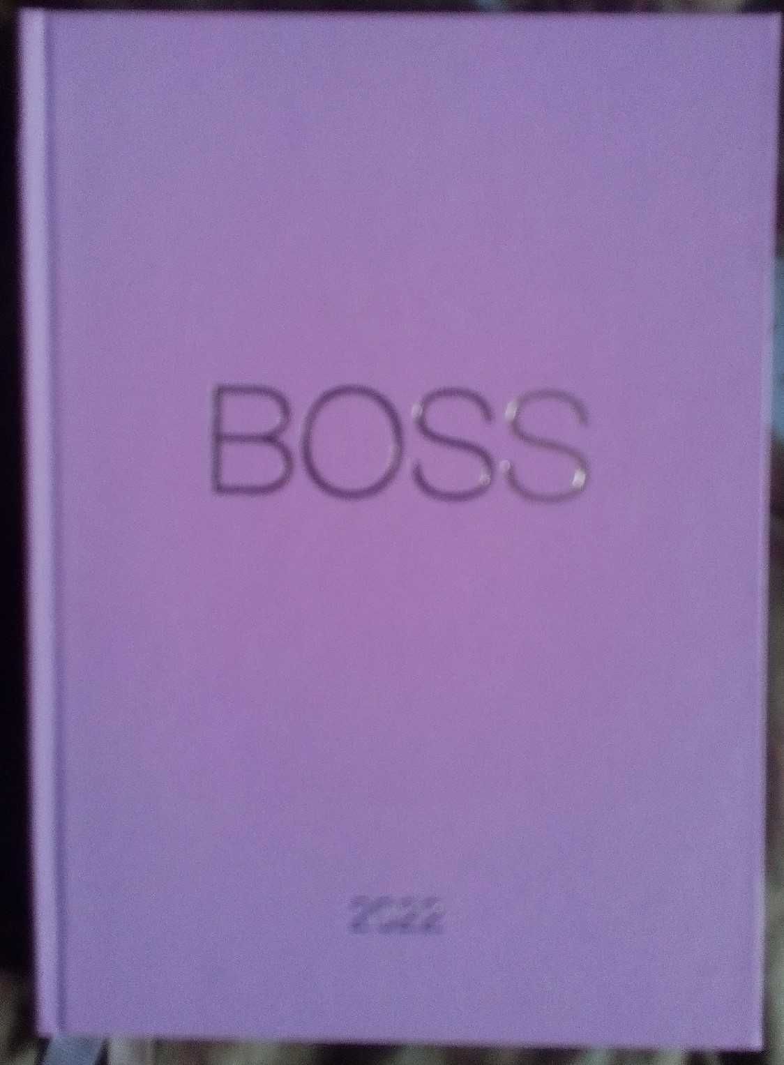 Розовый ежедневник блокнот для записей новый чистый Boss