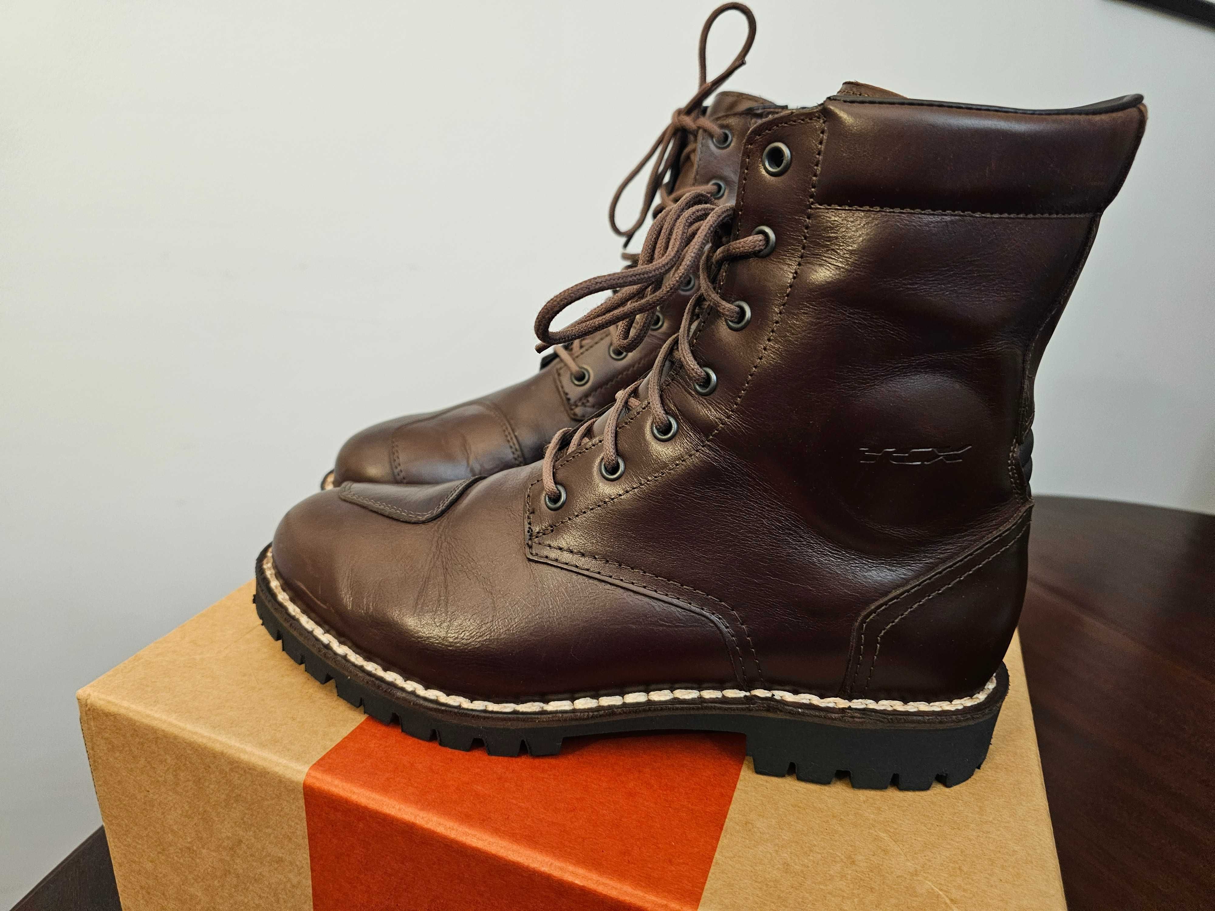 Botas em Pele TCX Hero Equipamento Protecao Mota Impermeavel 43