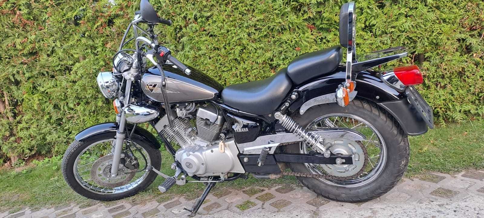 Motocykl Yamaha Virago sprowadzony z zagranicy.