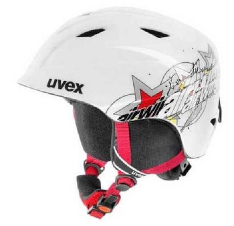 Nowy Kask UVEX AIRWING Biały 52-54 narty snowbord łyżwy rolki W-wa