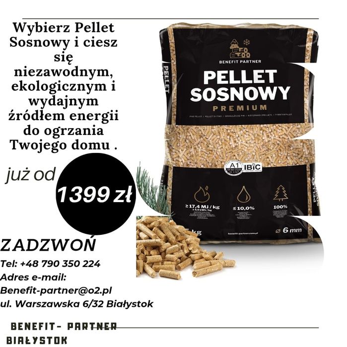 Pellet drzewny, pellet sosnowy, pellet , pellet A1 , pelet