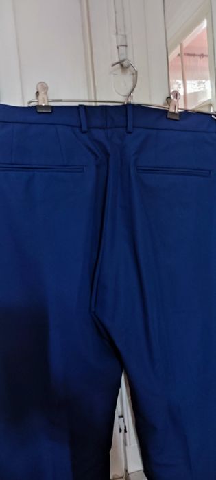 Calças e Gravata de fato Azul Marinho Da Zara