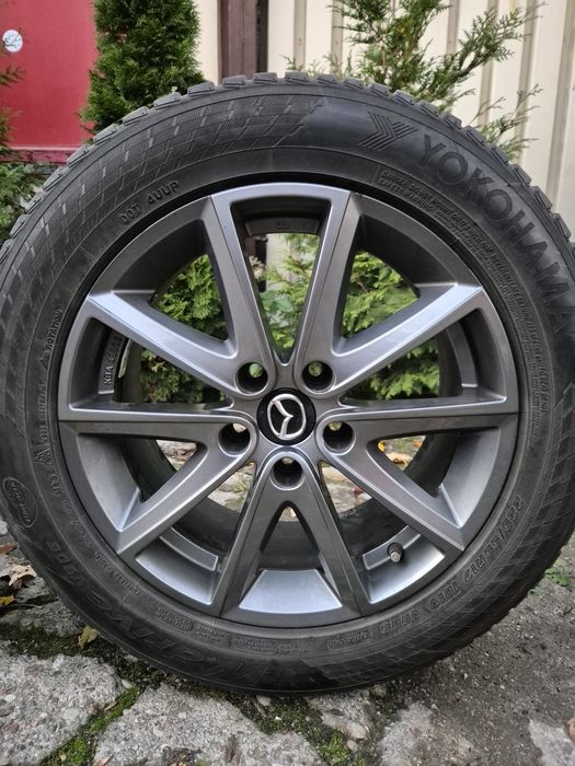 4 koła zimowe, aluminiowe felgi 17 cali, Mazda 6