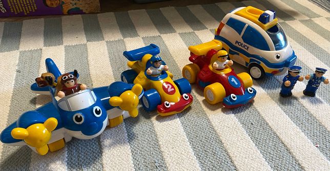 Машинки WOW Toys,Полицейская команда,Полицейский Самолет