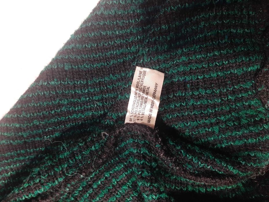 Kardigan sweter pullower Carlo Colucci vintage retro