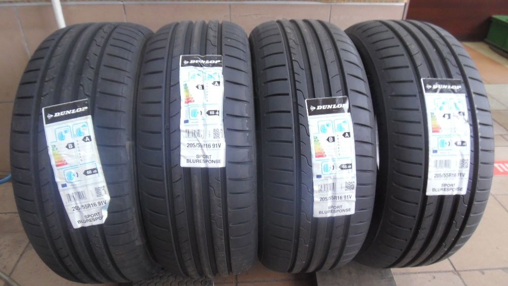 NOWE 205/55R16 DUNLOP Sport BluResponse - Letnie, Super jakość , ANDAR