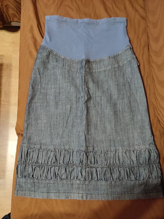 Spódnica jeansowa dla kobiet ciężarnych