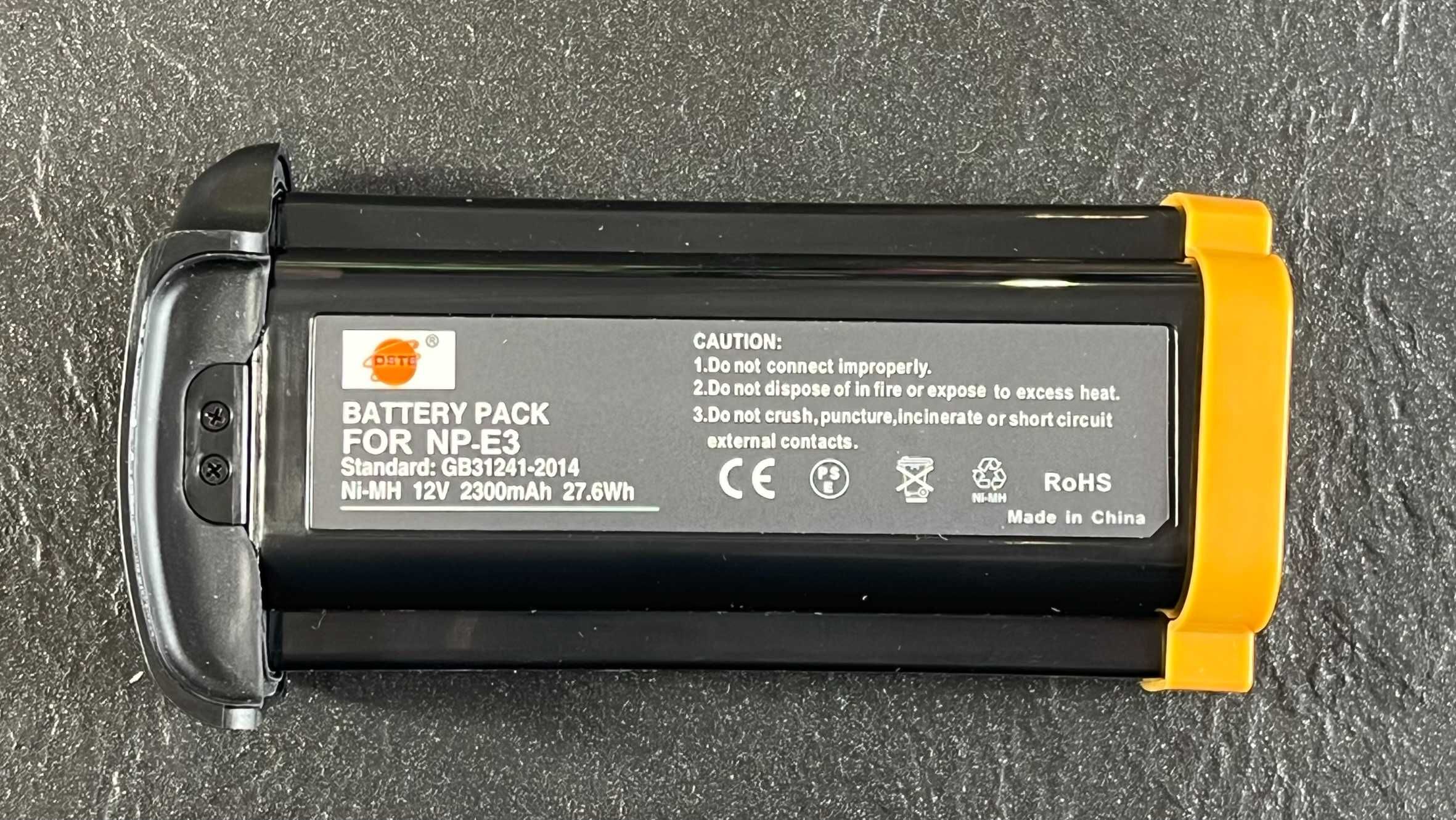 Akumulator Ni-MH DSTE 2300 mAh NP-E3 NPE3 do aparatów Canon EOS