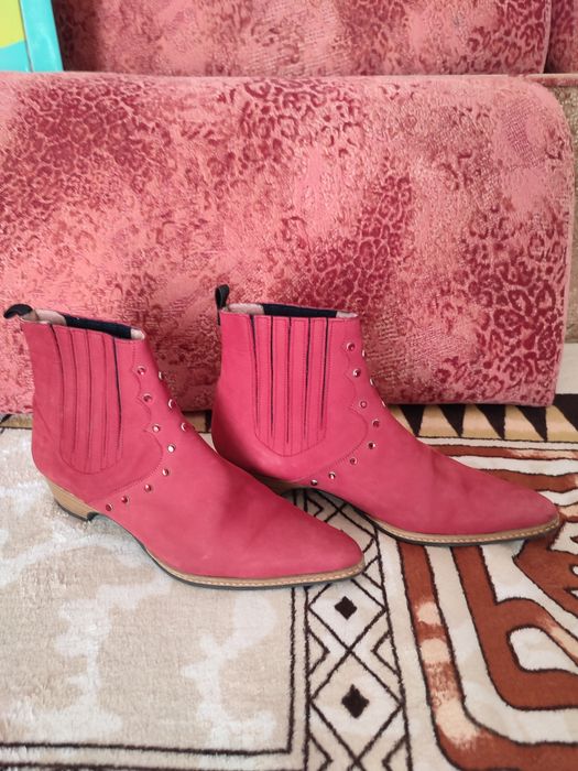 Шкіряні чобітки козаки