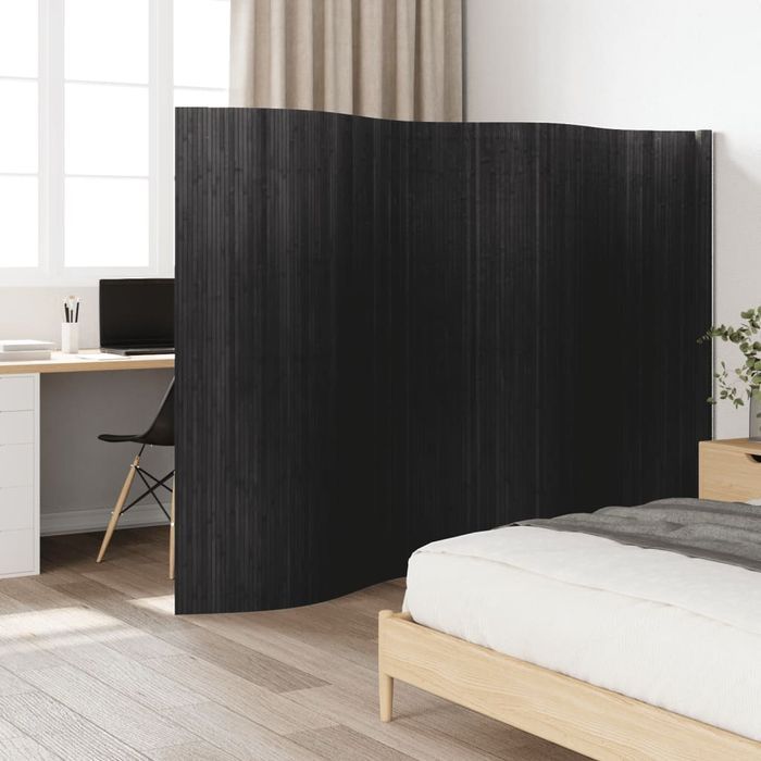 Vidaxl Parawan, Szary, 165X400 Cm, Bambusowy