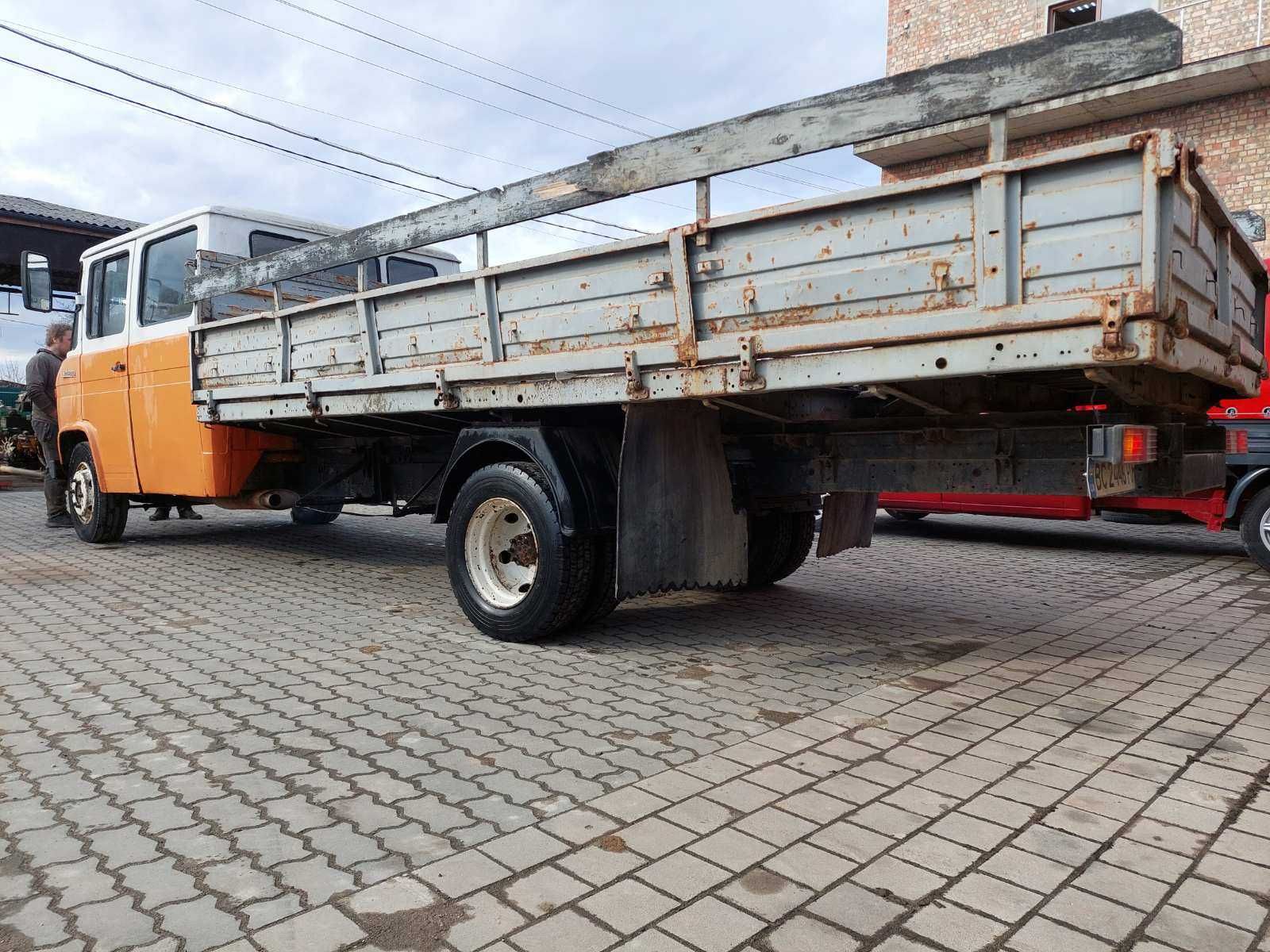Mercedes-Benz 608D дубль кузов 4.9м 5t ідеально під кран маніпулятор