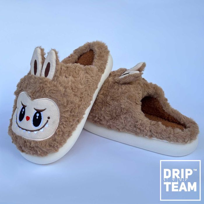 Kapcie Labubu Mocha - rozm. 36-41