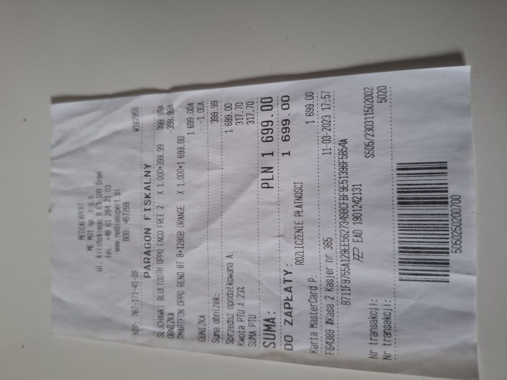 Oppo Reno8T 128Gb 8Gb ram