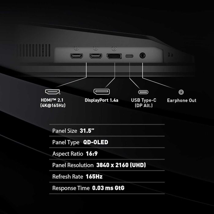 Монитор MSI MAG 321UP QD-OLED 1 шт. NEW!