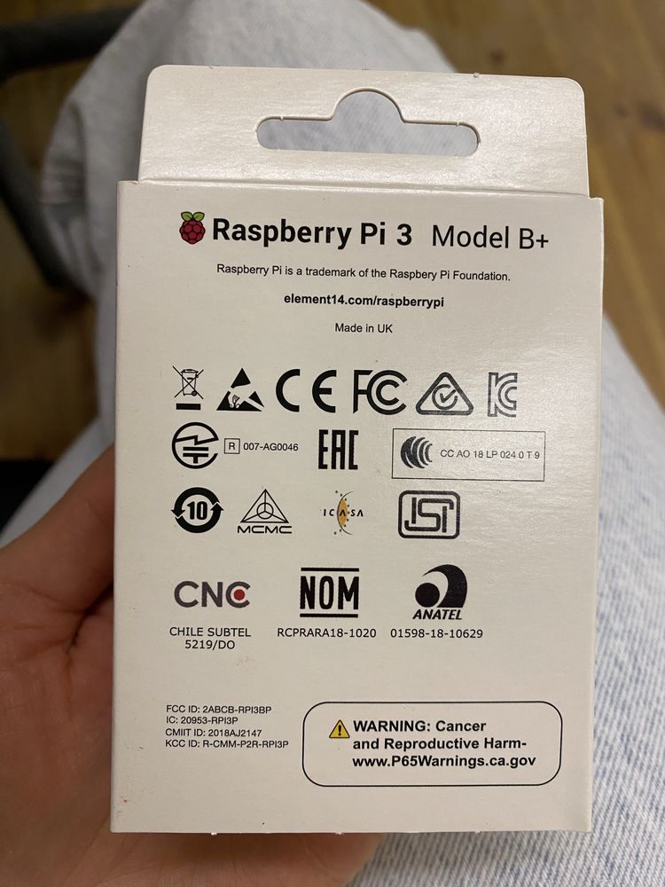 Мікрокомп'ютер Raspberry Pi 3 Model B+