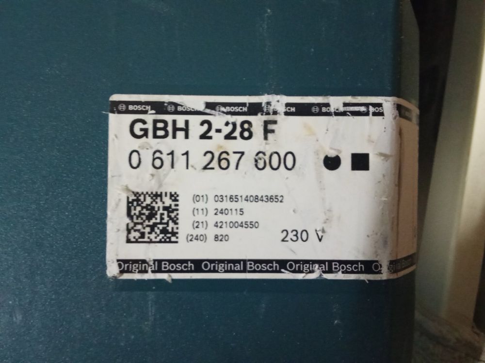 Перфоратор BOSCH GBH 2-28 F