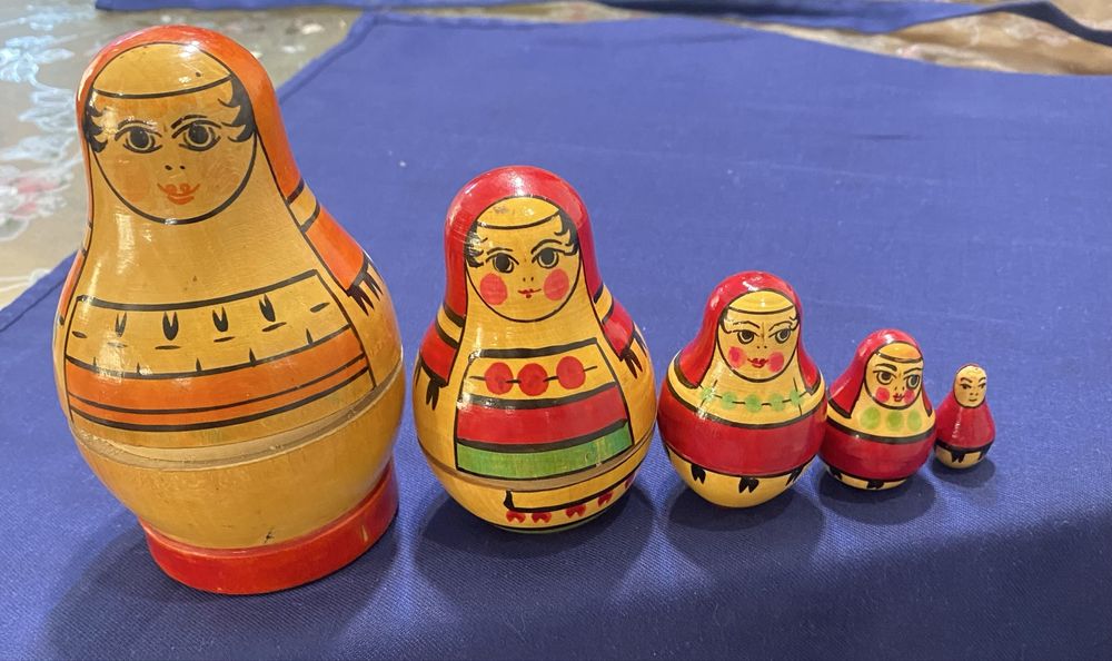 Матрьошки, 5 шт( ссср)