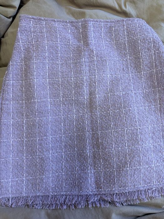 MOHITO nowa krótka 34 spodnica na podszewce fioletowa