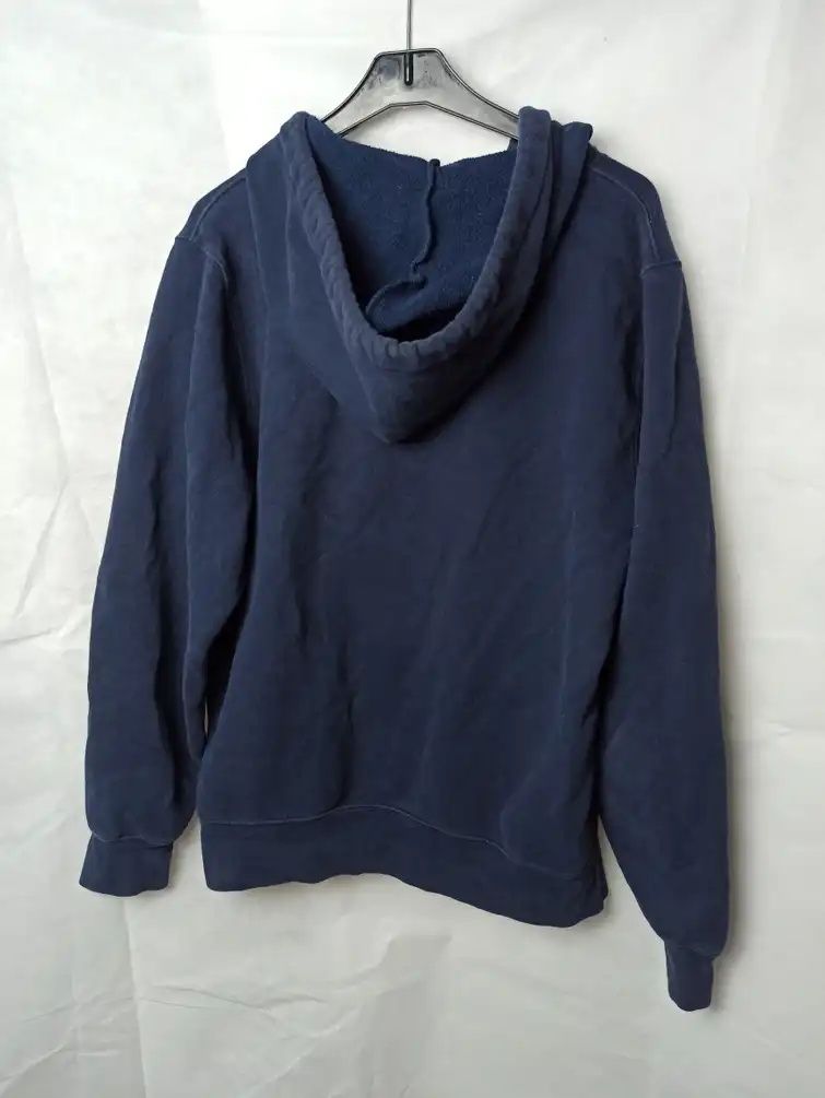 Tommy Hilfiger zip up washed out hoodie navy bluza z kapturem