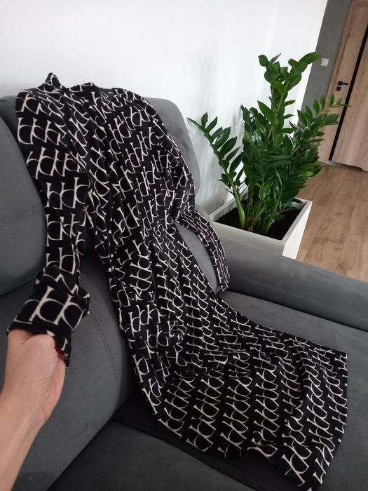 Przepiękna sukienkanladny print ma sukni welurowe nowa r Umi elastyczn