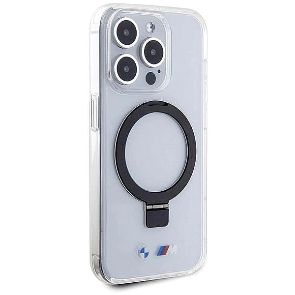 Etui BMW Ring Stand M Collection MagSafe na iPhone 15 Pro Max - przezr