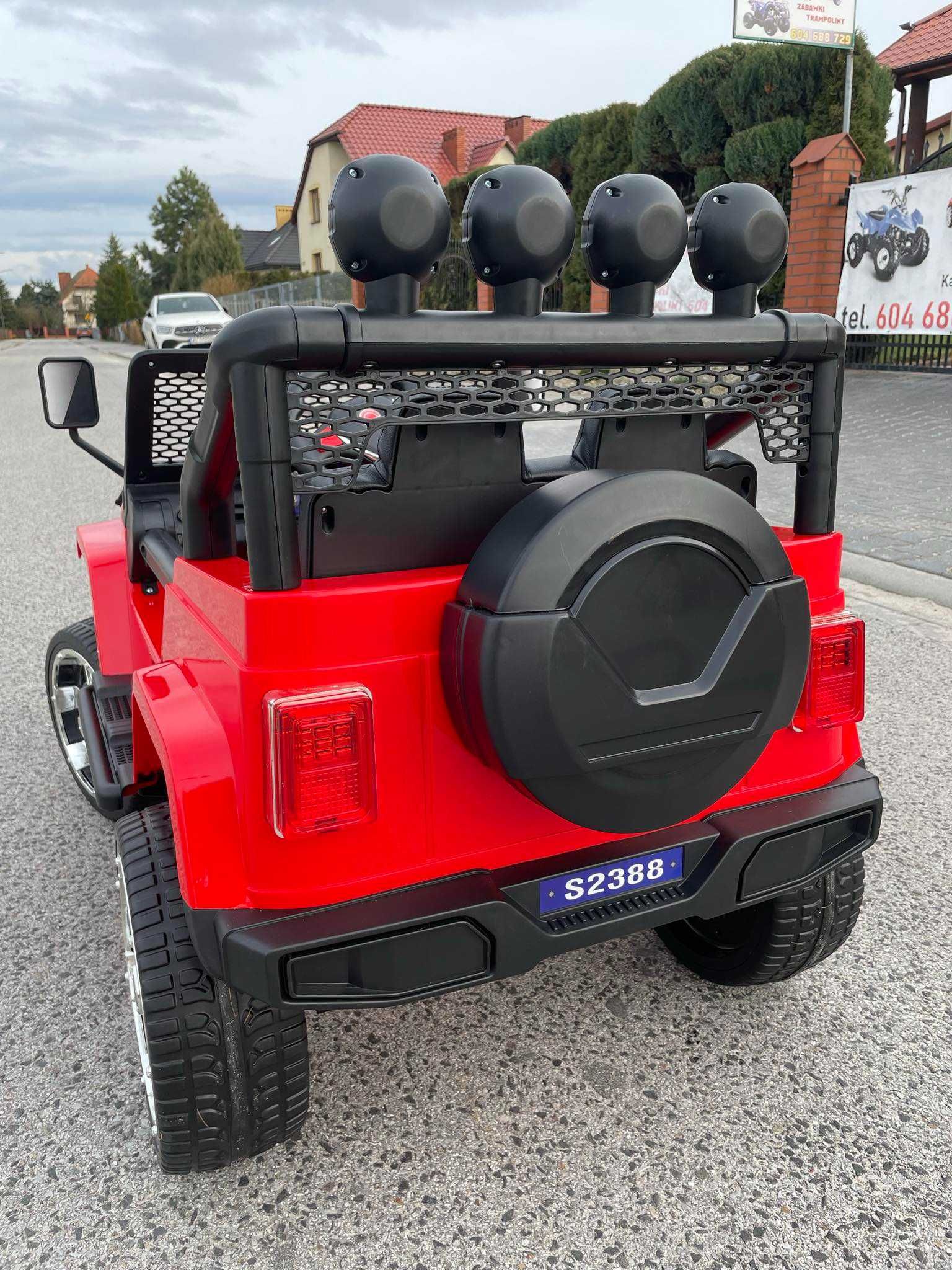 NOWY Samochód na akumulator JEEP duży auto dla dzieci PILOT 4x4
