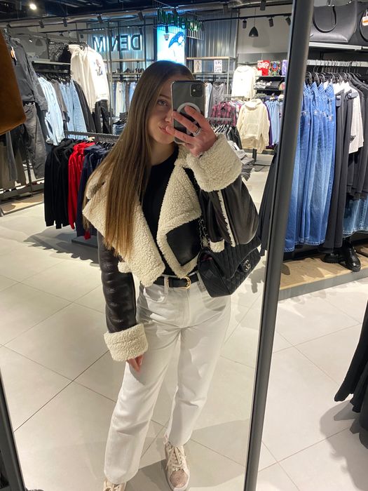 Zara дублёнка б/у