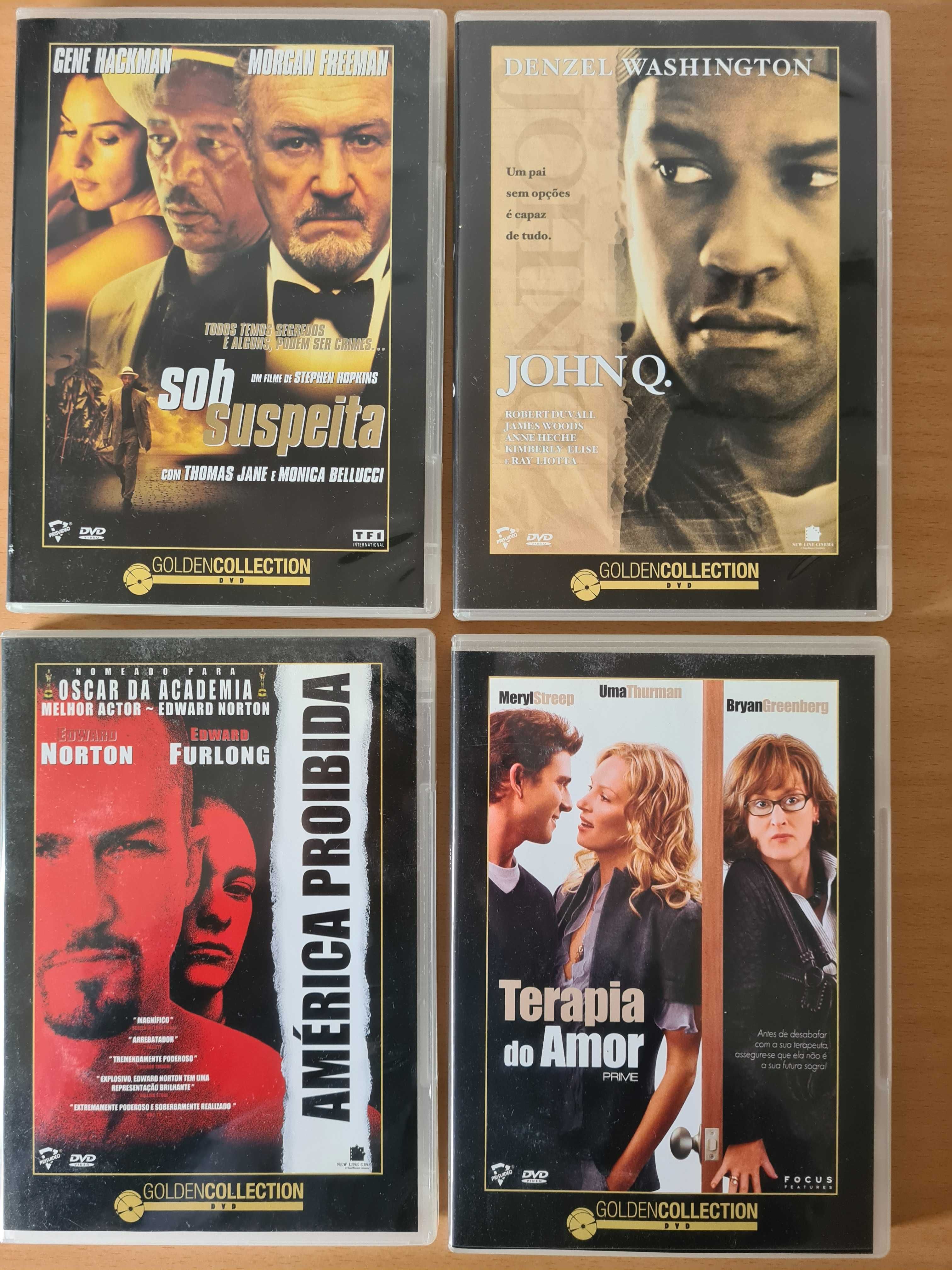 4 filmes em DVD da "Golden Collection"