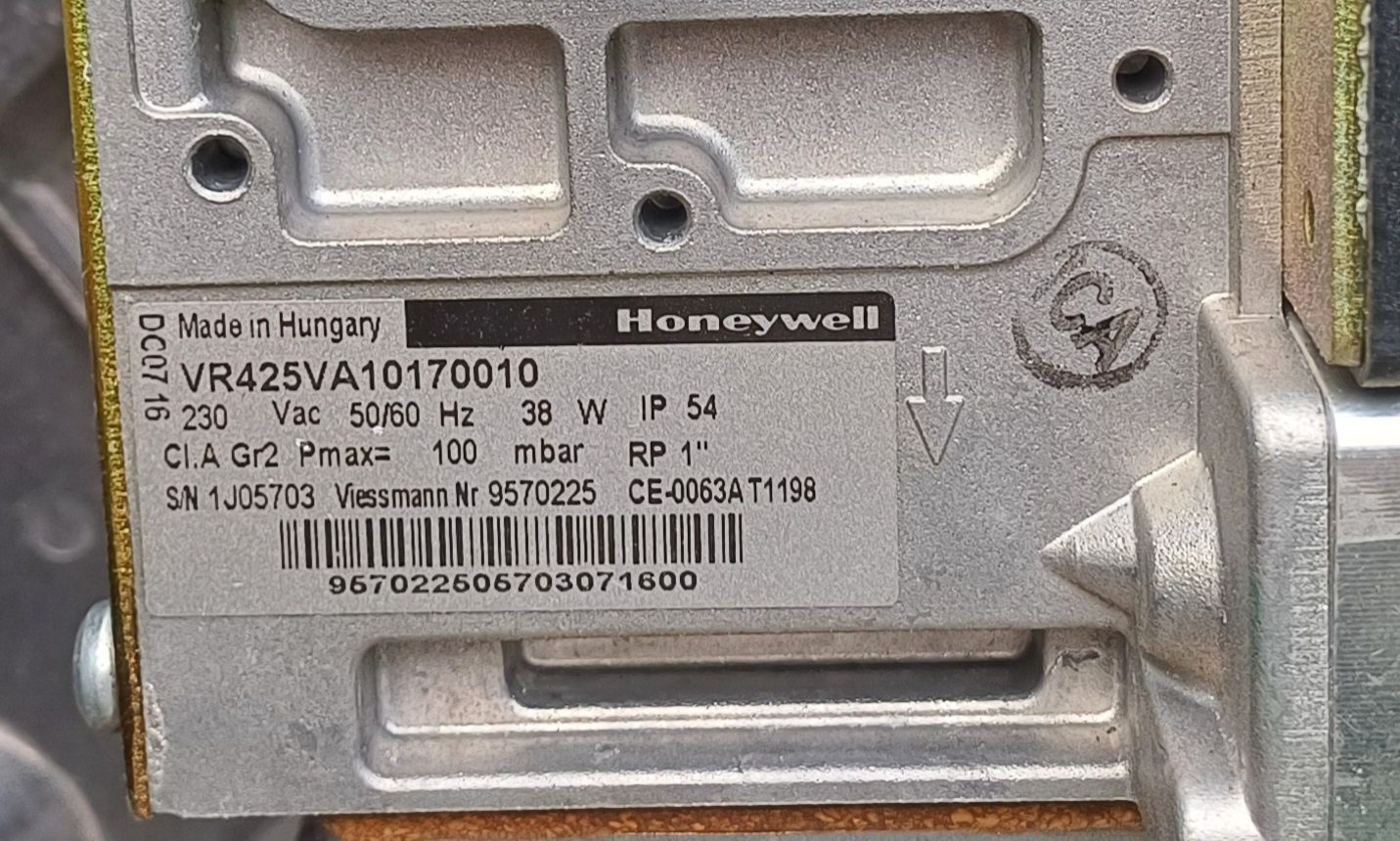 Palnik gazowy Viessmann 98-296 kW Vitocrossal 300 na gaz Matrix Dungs
