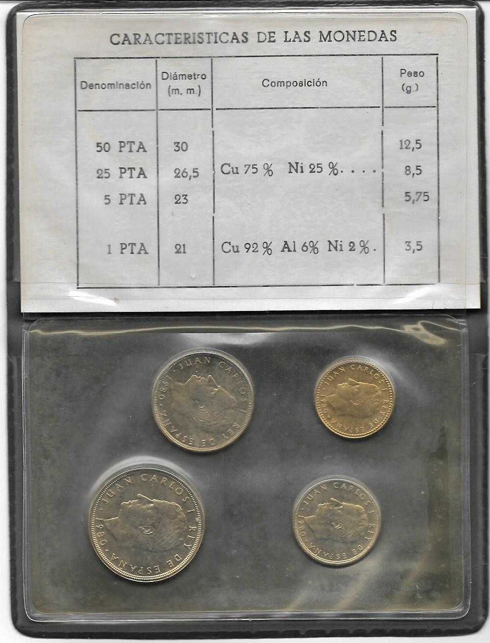 Espanha - - - "Mundial de Futebol España 82" - - - - - Moedas