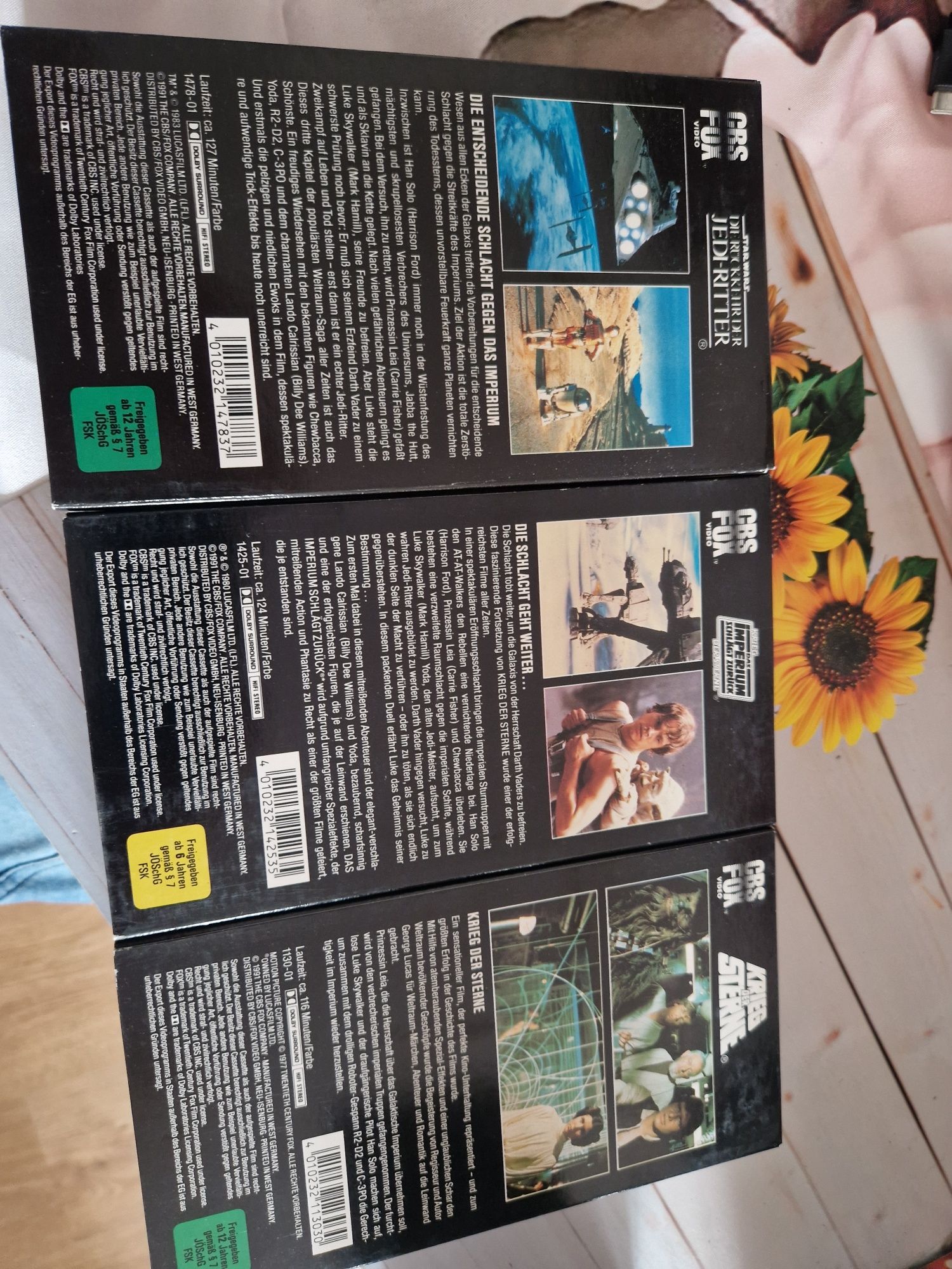 Star Wars – Krieg der Sterne Trilogie – VHS Box – niemieckie wydanie