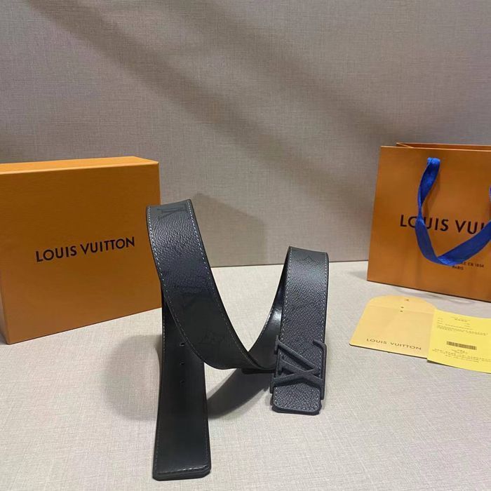 Мужской ремень Louis Vuitton чоловічий ремінь луі в подарочном наборе