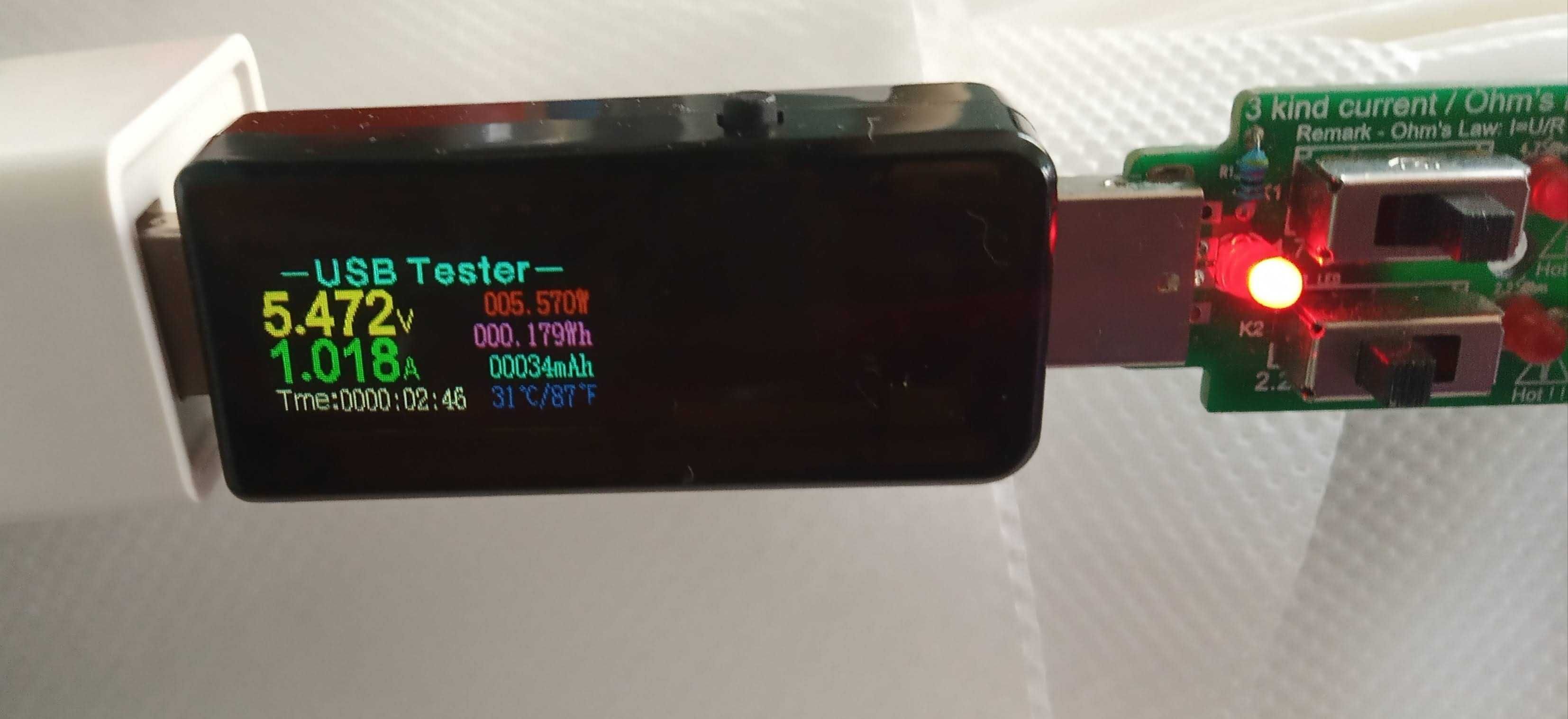 USB-тестер U103 багатофункціональний дисплей