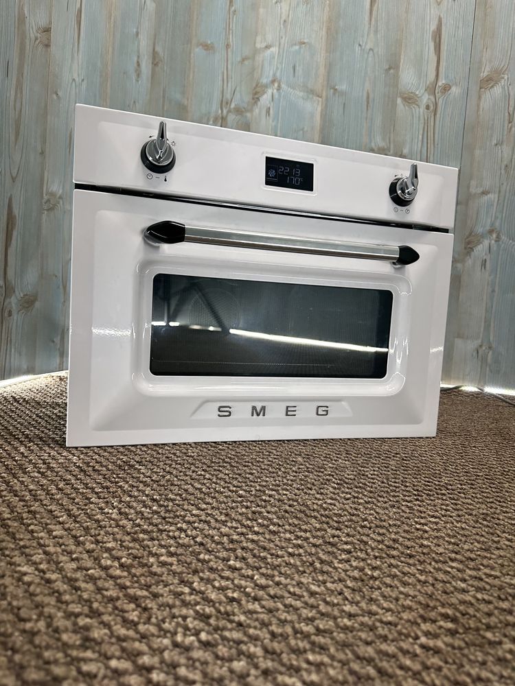 2в1 Духовой Микроволновая Smeg Идеал Ретро стиль