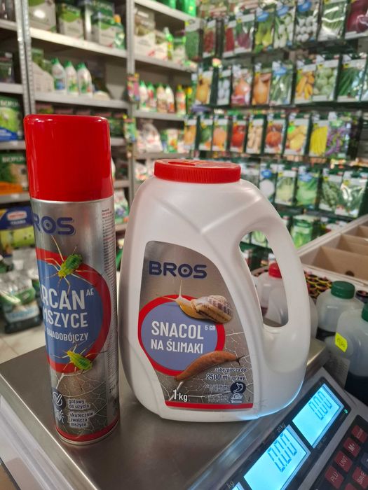 Bros Preparat Na Ślimaki SNACOL 1kg + SPRAY NA MSZYCE PARCAN 400ml