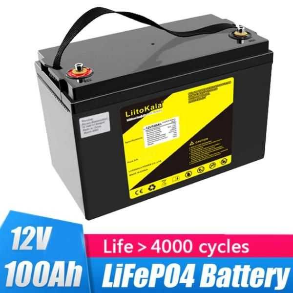 Акумулятор LiitoKala LiFePO4 24V150Ah+LCD Акумуляторна батарея 24 V