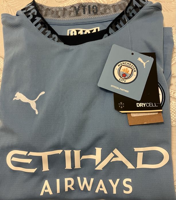 Camisola oficial de futebol Manchester City nova