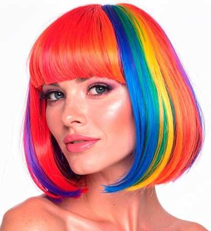 Perułka Damska Tęczowa