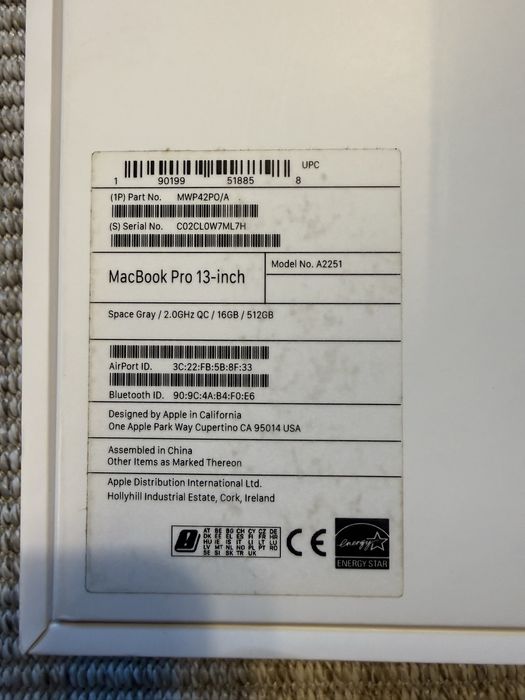 MacBook Pro 13 - Touch Bar