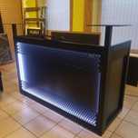 NEXT stoły aluminiowe dla DJ i ALNX160  Black PRO z cyfrowym led