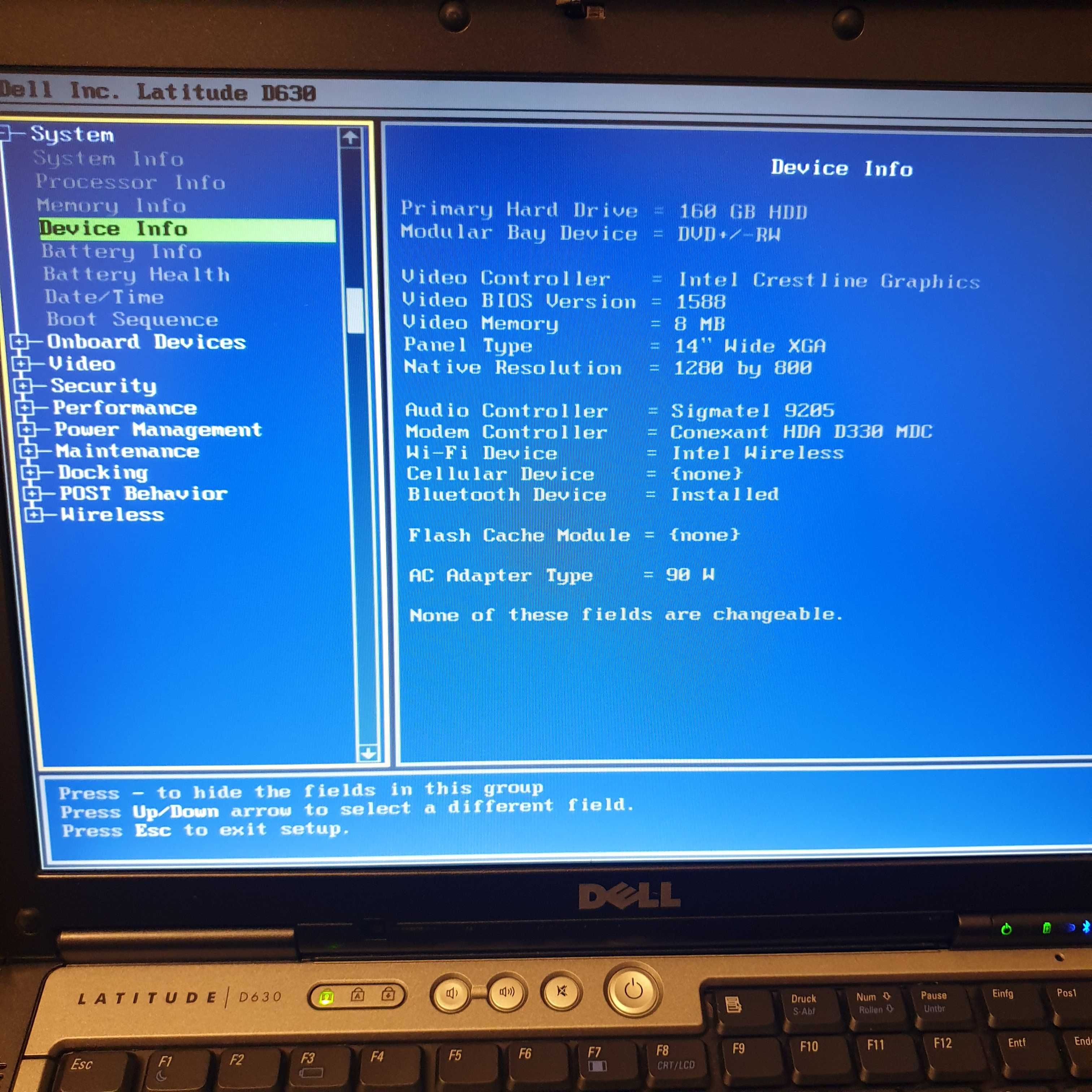 Dell Latitude D630