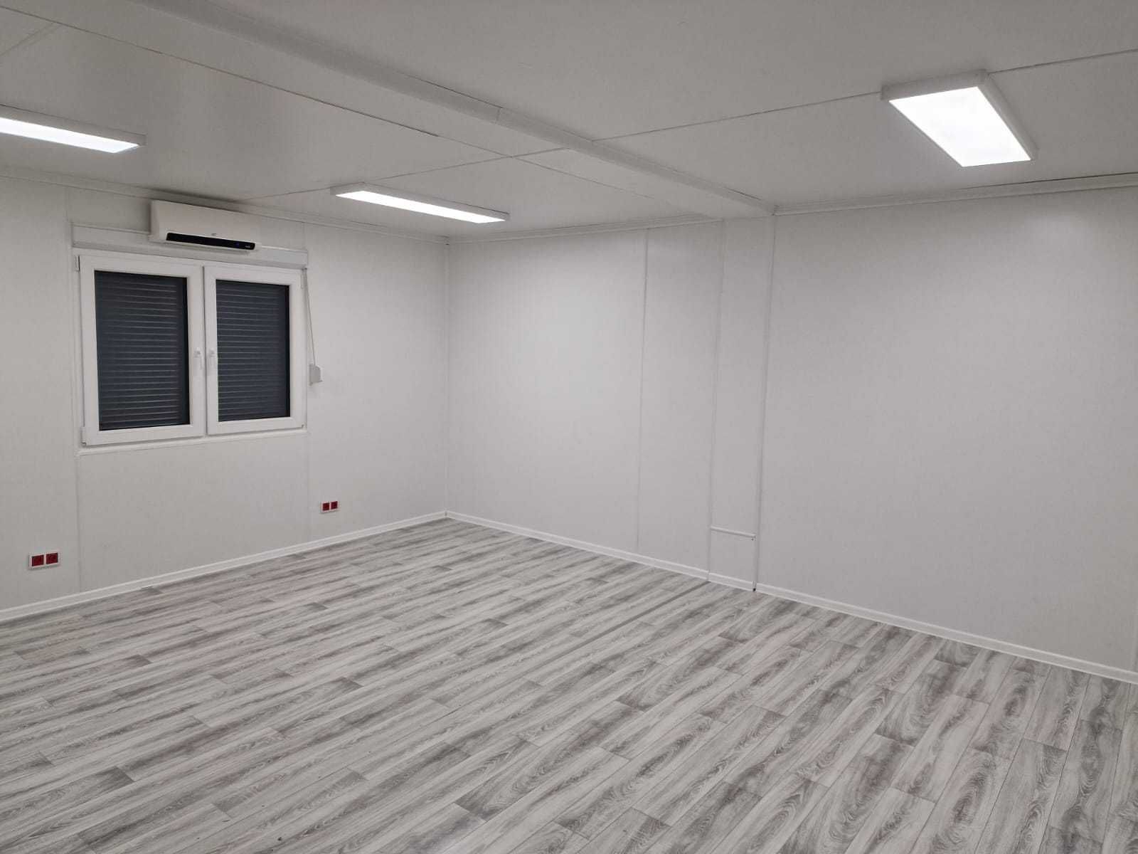 Zestaw kontenerów biurowych handlowych 72m2 7016 RAL